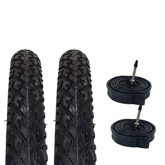 Zol Bundle 2 Pack Z2011 Urban Hybrid Tires and Tube 700x38C, French 48MM Valve