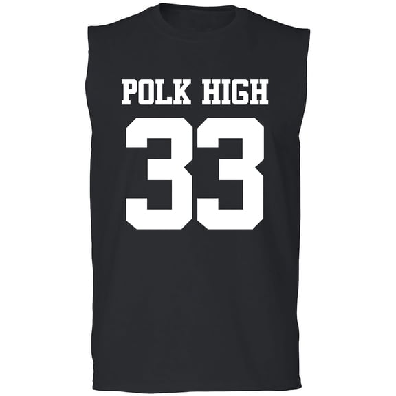 POLK HIGH #33 Adult Sleeveless Tee