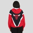 thumbnail image 5 of Women's WEAR by Erin Andrews  Black/Red Chicago Bulls Colorblock Full-Zip Hoodie Windbreaker Jacket, 5 of 5