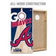 thumbnail image 5 of YouTheFan MLB Atlanta Braves 2' x 4' Cornhole Game, 5 of 6