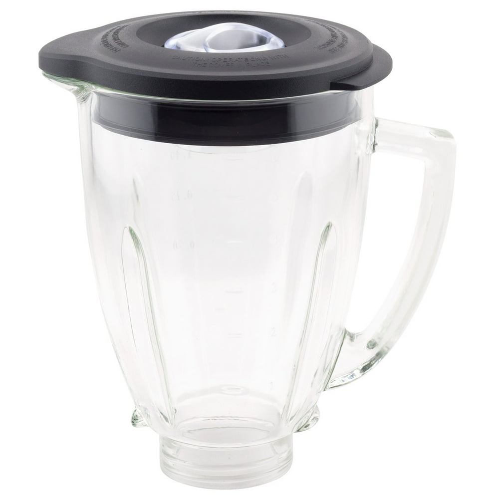 6Cup Glass Jar Replacement Part 124461, Includes Lid, Compatible with Oster Classic Series