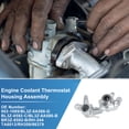 thumbnail image 3 of Upgraded Aluminum Alloy Engine Coolant Thermostat Housing Assembly for Ford Expedition Explorer F-150 Lobo for Mustang Transit for Lincoln Navigator Replace No.902-1089, 3 of 4
