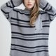 thumbnail image 4 of Suéter de cuello redondo para mujer, moda otoño invierno, tejido, suelto, manga larga, blusa, suéter de cuello redondo, suéter para mujer, 4 of 4