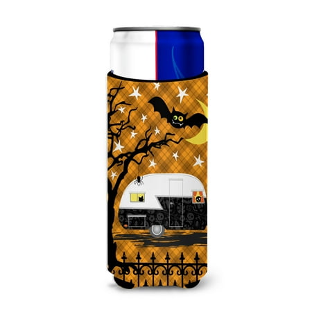 

Caroline s Treasures VHA3020MUK Halloween Vintage Camper Michelob Ultra Hugger for slim cans Slim Can multicolor
