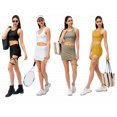 thumbnail image 2 of Faldas de tenis para mujer con bolsillos Forro de pantalones cortos deportivos 2 en 1 para entrenami Abanopi Falda deportiva, 2 of 7