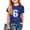 Dark Blue A, variant on Zpanxa Girls T Shirts Kids Digital Printed Casual Round Neck Short Sleeve Shirt Men's and Women's Casual T-shirt Red 9-10 Years