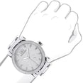 thumbnail image 3 of Stainless Steel Band Mens Diamond Watch 0.12ct, 3 of 4