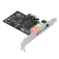 thumbnail image 1 of Sound Card Pci-e Sound Card Stereo Audio Card Desktop Sound Card Desktop Computer Accessory PCI-E 5.1 Sound Card CMI8738 Chip Stereo Audio Card Support For  7 For Desktop Computer, 1 of 8