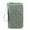 Green, variant on Slim RFID Blocking Travel Wallet Passport Holder with Secure Zipper Organizer for Daily Commute and Business Document Pouch