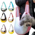 thumbnail image 2 of Pet Puppy Carrier S/L Outdoor Travel Dog Shoulder Bag Portable Breathable Mesh Pets Dogs Cats Bags Tote Pouch Carring Supplies (PURPLE,L), 2 of 7