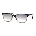 thumbnail image 1 of Mens 90s Fashion Metal Rim Rectangle Bifocal Light Sunglasses Reader Gunmetal +1.0, 1 of 4
