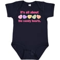 thumbnail image 3 of Inktastic Candy Hearts II Girls Baby Bodysuit, 3 of 5