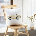 thumbnail image 5 of LALILO Throw Pillow Covers Vintage Car Car Retro Vintage Auto Cushion Cover 18" x 18", 2 Pack, 5 of 6