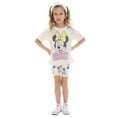 thumbnail image 4 of Minnie Mouse Toddler Girl Graphic Tee and Bike Shorts Set, 2-Piece, Sizes 12M-5T, 4 of 9