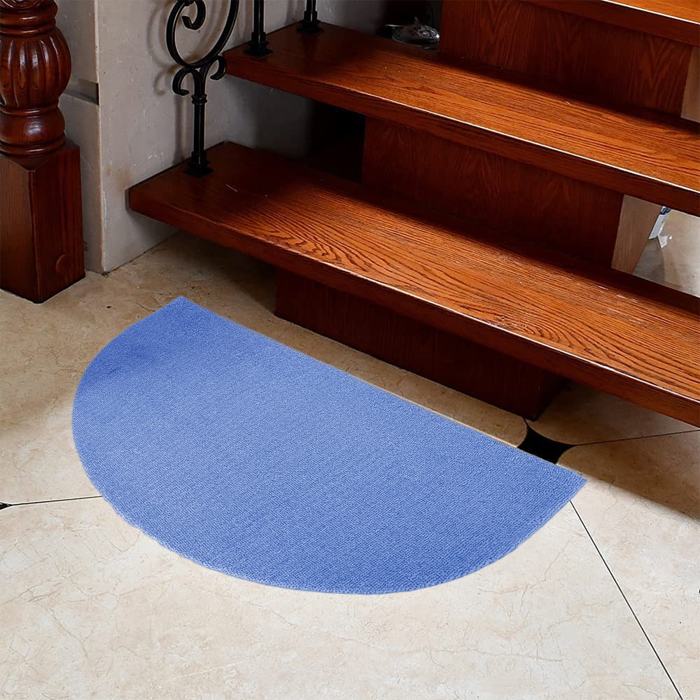 Ritualay Bath Mat Half Round Bathroom Rugs Non Slip Soft Floor Mats