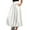 White, variant on Women Maxi Skirt High Elastic Waist A Line Long Skirt Summer Casual Ruffle Pleated Midi Skirts