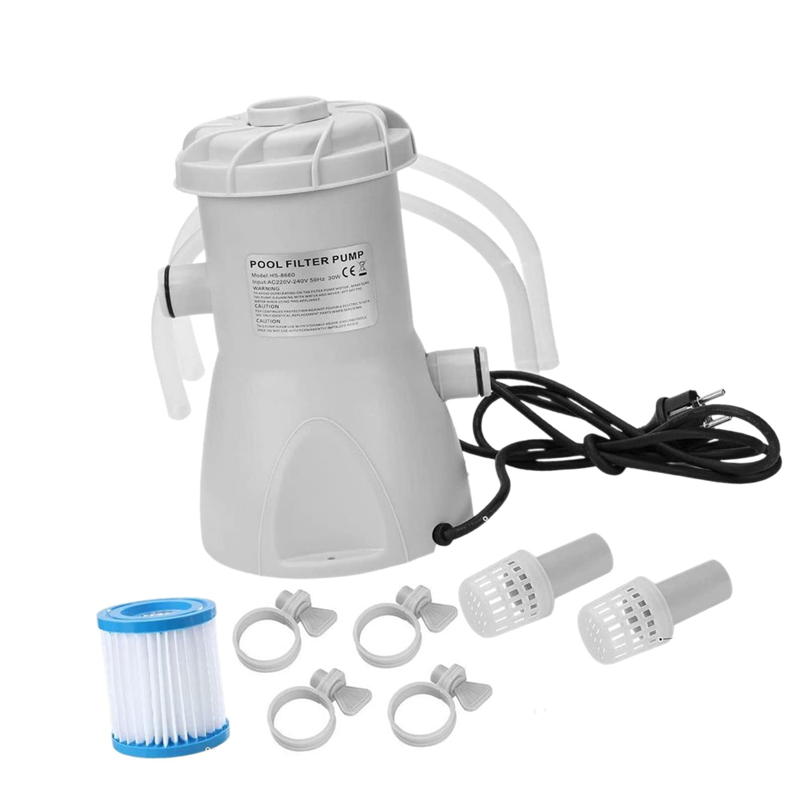 koolsoo Swimming Pool Pump Electric Water Pump US Plug 800 gallons Pools Sand Cleaning Tool Pump above Ground