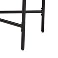 thumbnail image 4 of Baxton Studio Table Console Industrielle Moderne en Bois Finition Noyer Brun et Métal Noir, 4 of 5