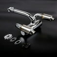 thumbnail image 4 of CNC Metal 2X Twin Exhaust Pipe with Muffler for 1/5 HPI Rovan Baja 5B 5T 5SC RC, 4 of 8