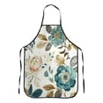 thumbnail image 1 of Apron Family Kitchen Cooking Baking Women&Men's Flower Pattern Waterproof For Cooking Gardening, Adult Size 23.6x31.9inches, 1 of 7