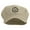Beige, variant on Mario Mushroom Paint Embroidered Cotton Elastic Newsboy Cap - Yellow OSFM