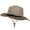 Khaki, variant on Big Size Fishing Aussie Hat - Charcoal XL-3XL