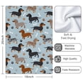 thumbnail image 3 of 2 Pcs Funny Kitchen Towels,Cute Dachshund and Dog Footprint Microfiber Dish Towels,Kitchen Tea Towels,Kitchen Towel Set (18" X 26"), 3 of 3