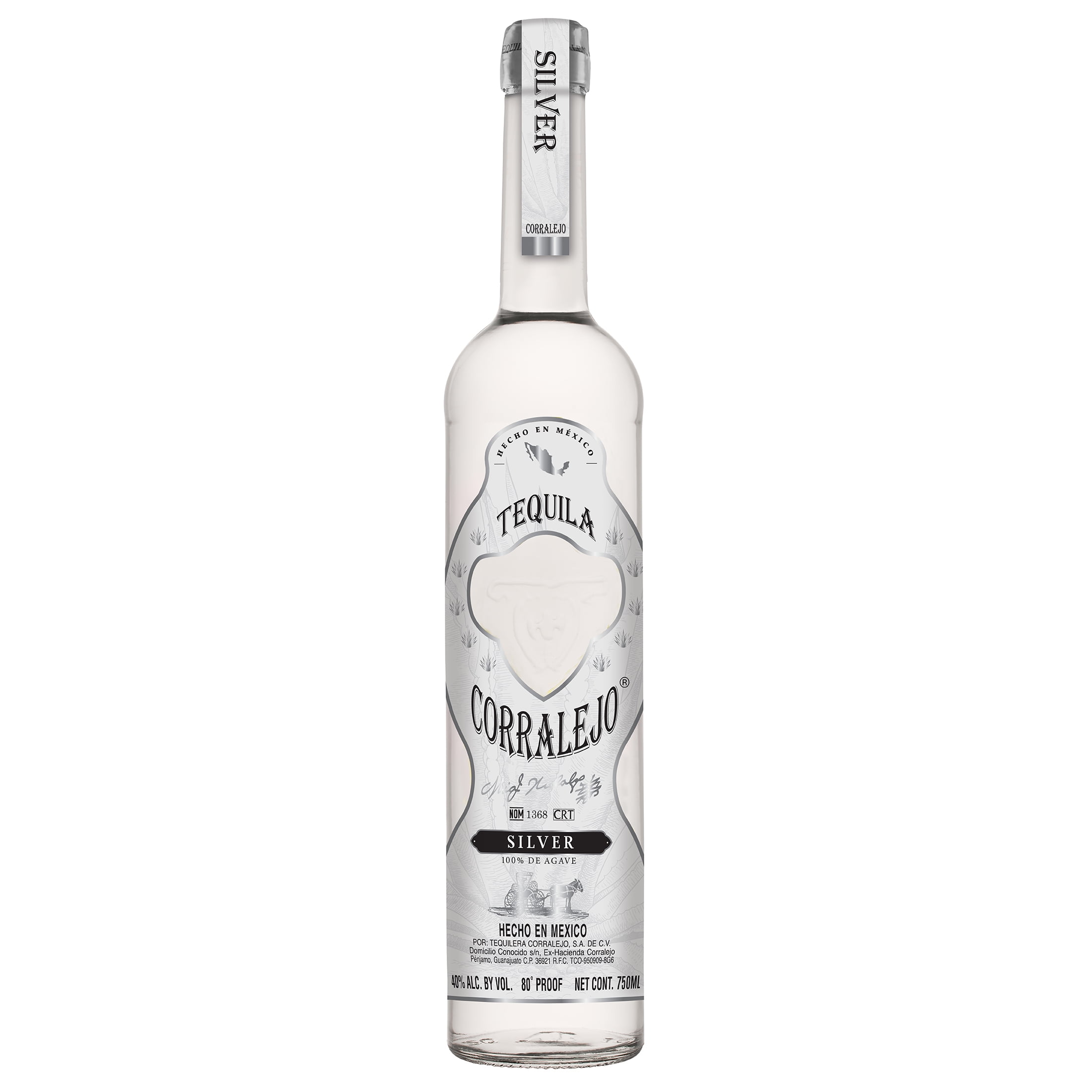 Corralejo 100% Blue Weber Agave Ańejo Tequila, 750 ml Bottle, 40