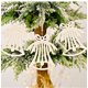 thumbnail image 3 of Copo de nieve de decoración de Navidad, caramelo, bastón, campana, juego de colgante de árbol de Navidad Wmkox8yii  fhajkh1938, 3 of 5