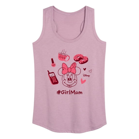 Mickey & Friends - Girl Mom Minnie - Women's Racerback Tank Top