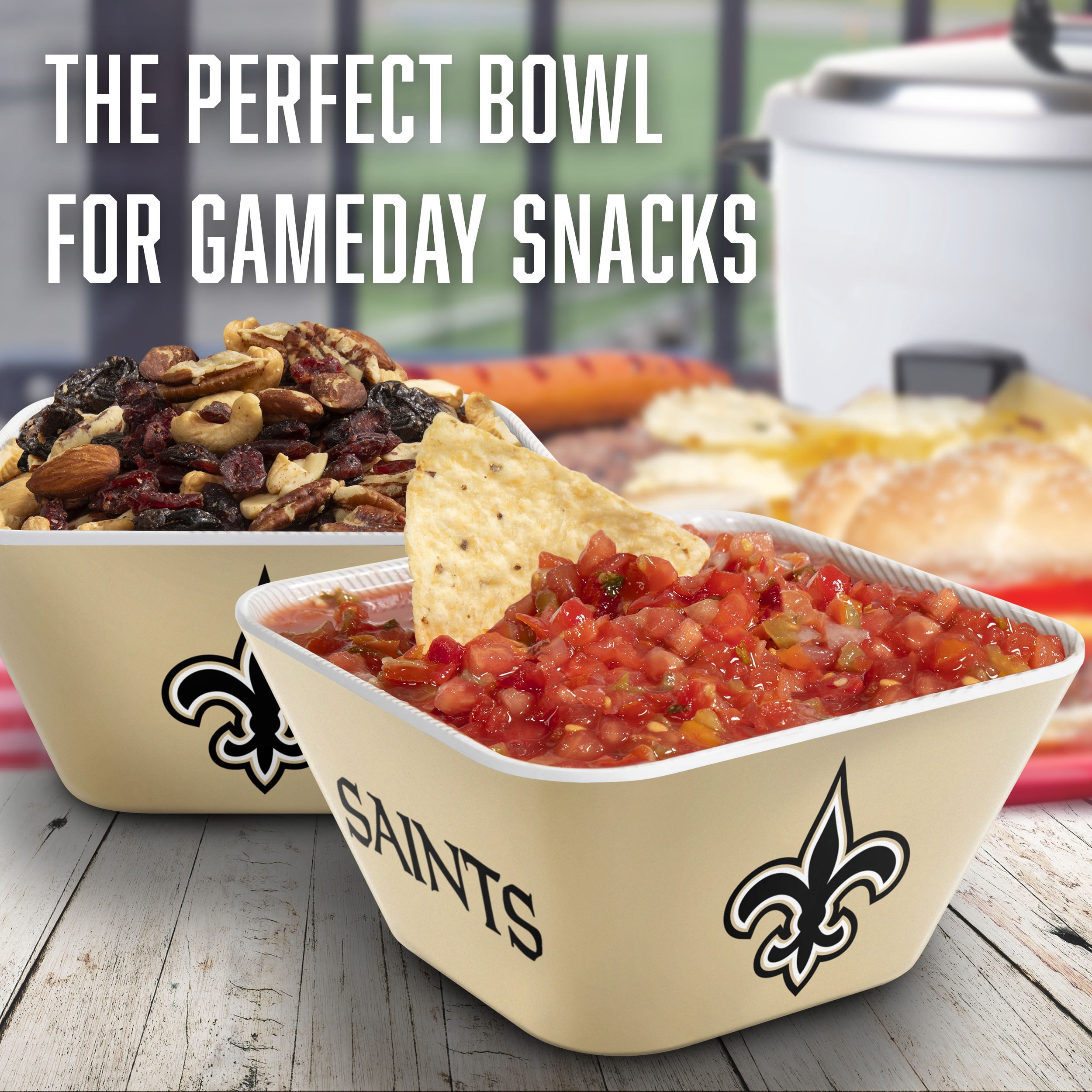 YouTheFan NFL New Orleans Saints Small Snack Bowl