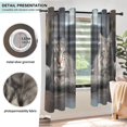 thumbnail image 5 of Cat Floor Sofar Blackout Curtains Thermal Insulation 63 inch Grommet for Bedroom Living Room Bathroom Kitchen Windows 2 Pack, 5 of 6