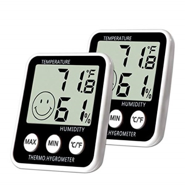 Details about   Digital Thermometer Indoor LCD Hygrometer Temperature Humidity Meter Monitor 