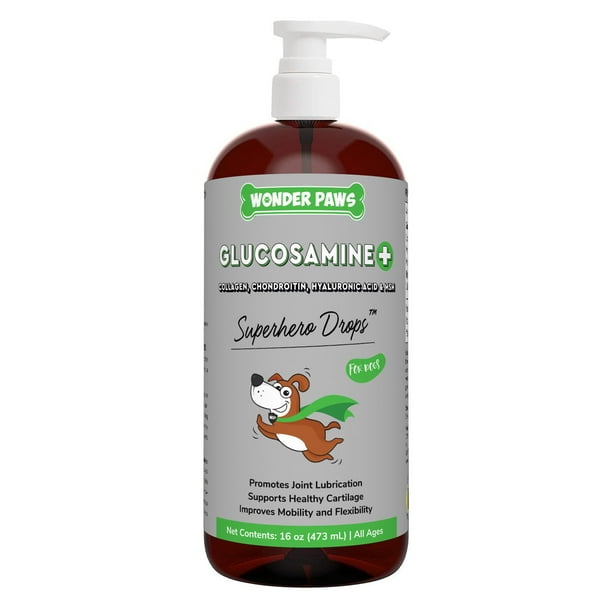 Premium Liquid Glucosamine for Dogs Hip & Joint Supplement with