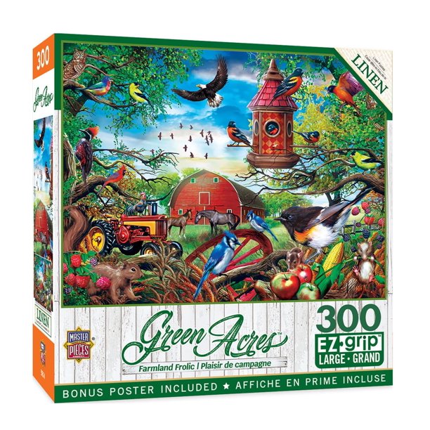 Rompecabezas MasterPieces Farmland Frolic 300 piezas