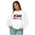 thumbnail image 4 of Pink Spread The Hope Breast Cancer Women Plus Size Crewneck Sweatshirt Brisco Brands 5X, 4 of 5