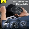 thumbnail image 4 of Baseus Bass 35 Max Over-Ear Wireless Headphones with Bluetooth 5.3, 50H Playtime, Deep Bass, Foldable & ENC Mic for Clear Calls, Gray, 4 of 12