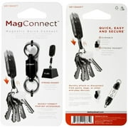 1 Pc, Keysmart Mag Connect Steel Black Magnetic Key Holder