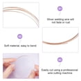 thumbnail image 3 of 4 Strands Copper Wires for Jewelry 1mm Wide Light Gold Flat Jewelry Craft Wire Jewelry Solder Wires for DIY Crafting Handmade, 3 of 7