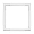 thumbnail image 1 of Plastic Q Snap Frame for Cross Stitch Square Design, Easy Assembly, Perfect for Embroidery, Quilting, Needlepoint, Silk Painting, 1 of 5