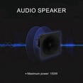 thumbnail image 2 of 2pc Tweeters Piezoelectric Tweeter Loudspeaker Ceramic Buzzer Treble Square Audio Speaker, 2 of 5