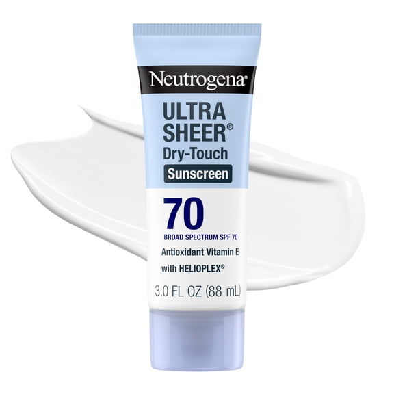 Neutrogena Ultra Sheer Dry-Touch Sunscreen Lotion Broad Spectrum SPF 70, 3 fl oz