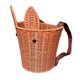 thumbnail image 5 of Cesta de picnic tejida a mano con correas para los hombros de ratán PP para niños, cesta para recoger hojas de té para acampar al libre y pescar., 5 of 8