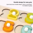 thumbnail image 2 of Rompecabezas De Madera Con Formas Para Niños, Juguetes Para Niños Y Niñas, Clasificador De Formas, Rompecabezas Con Forma De Bebé, Reconocimiento De Color, Regalo Educativo Temprano A Juego Vogacara FN007535-02, 2 of 6