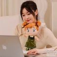 thumbnail image 3 of 30cm Disney Ariel princesa sirena muñeca de peluche Kawaii Anna Elsa juguetes de peluche suave dibujos animados versión Q muñeca regalos de navidad para niñas, 3 of 5