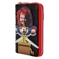 thumbnail image 2 of Chucky Clown Cosplay Zip Around Wallet, 2 of 4