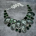 thumbnail image 2 of Copper Emerald Faceted Chrome Diopside Gemstone Necklace Jewelry 18" SA 2406, 2 of 2