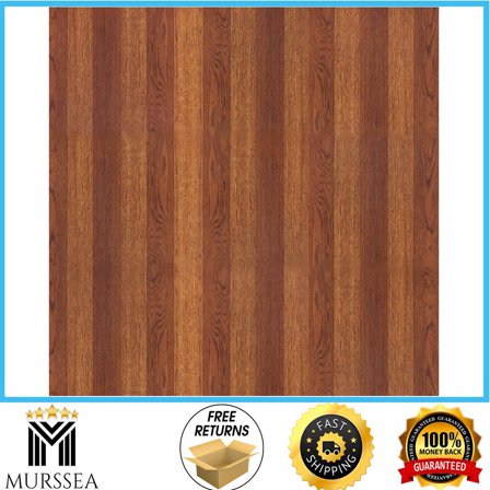 45-PACK Peel & Stick Self Adhesive Vinyl Floor Tiles,12" x 12" DIY Flooring, Oak