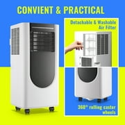 TACOOL 8000BTU ASHRAE Portable Air Conditioner with Window Kit Remote, 3 In 1 Ac Units Covers up to 250Sq.ft, Timer