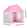 thumbnail image 3 of Indoor Play Tent Castle Foldable Gaming Teepee for Youngsters Private Play Space Reading Nook Mesh Ventilation Portable Playhouse for Living Room Backyard, 3 of 6